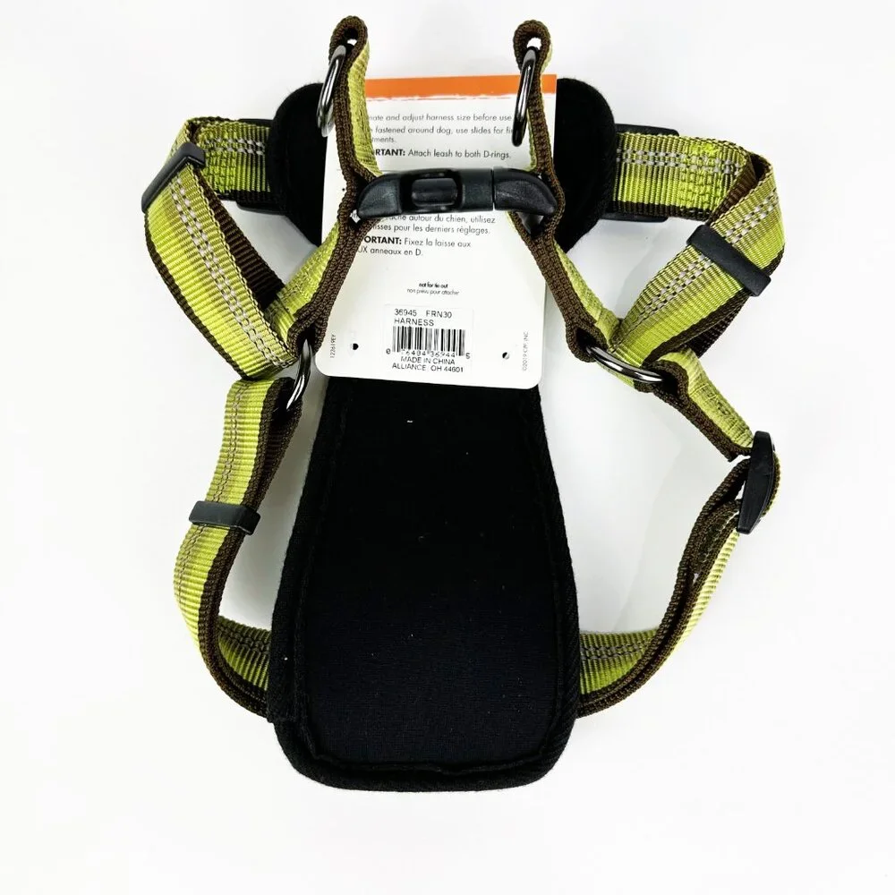 Coastal Pet K9 Explorer Reflective Adjustable Dog Harness Green M 25-50lb NEW